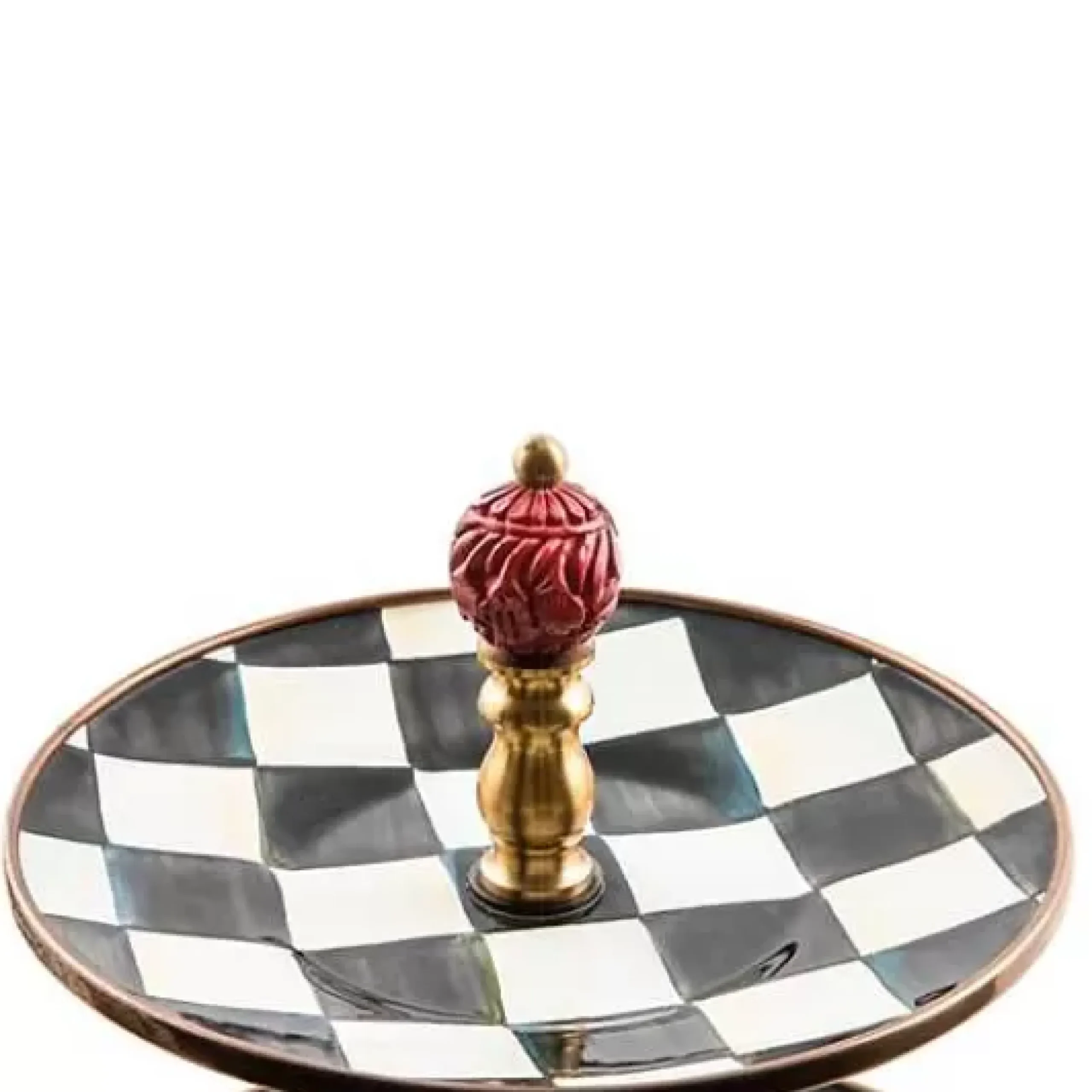 MacKenzie-Childs Courtly Check Three Tier Sweet Stand< Bar Entertaining