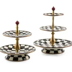 MacKenzie-Childs Courtly Check Three Tier Sweet Stand< Bar Entertaining