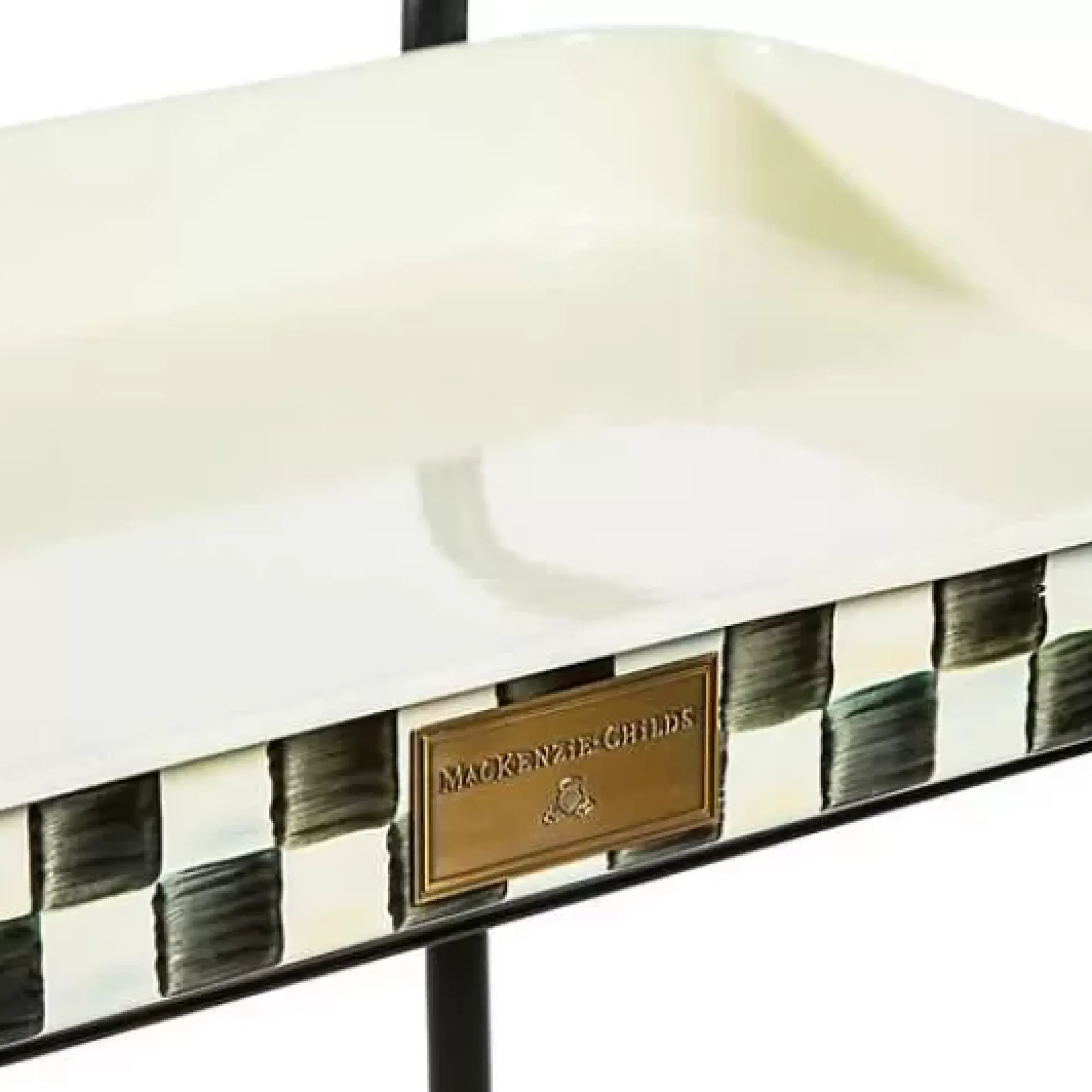 MacKenzie-Childs Courtly Check 2-Tier Kitchen Cart< Dining Room & Kitchen|Kitchen Storage & Organization