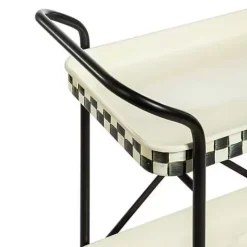 MacKenzie-Childs Courtly Check 2-Tier Kitchen Cart< Dining Room & Kitchen|Kitchen Storage & Organization