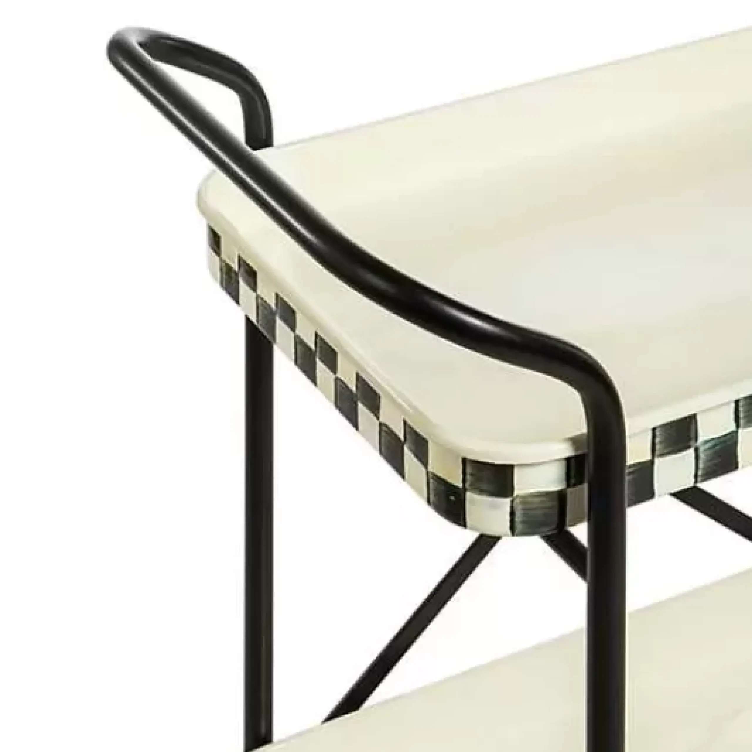 MacKenzie-Childs Courtly Check 2-Tier Kitchen Cart< Dining Room & Kitchen|Kitchen Storage & Organization