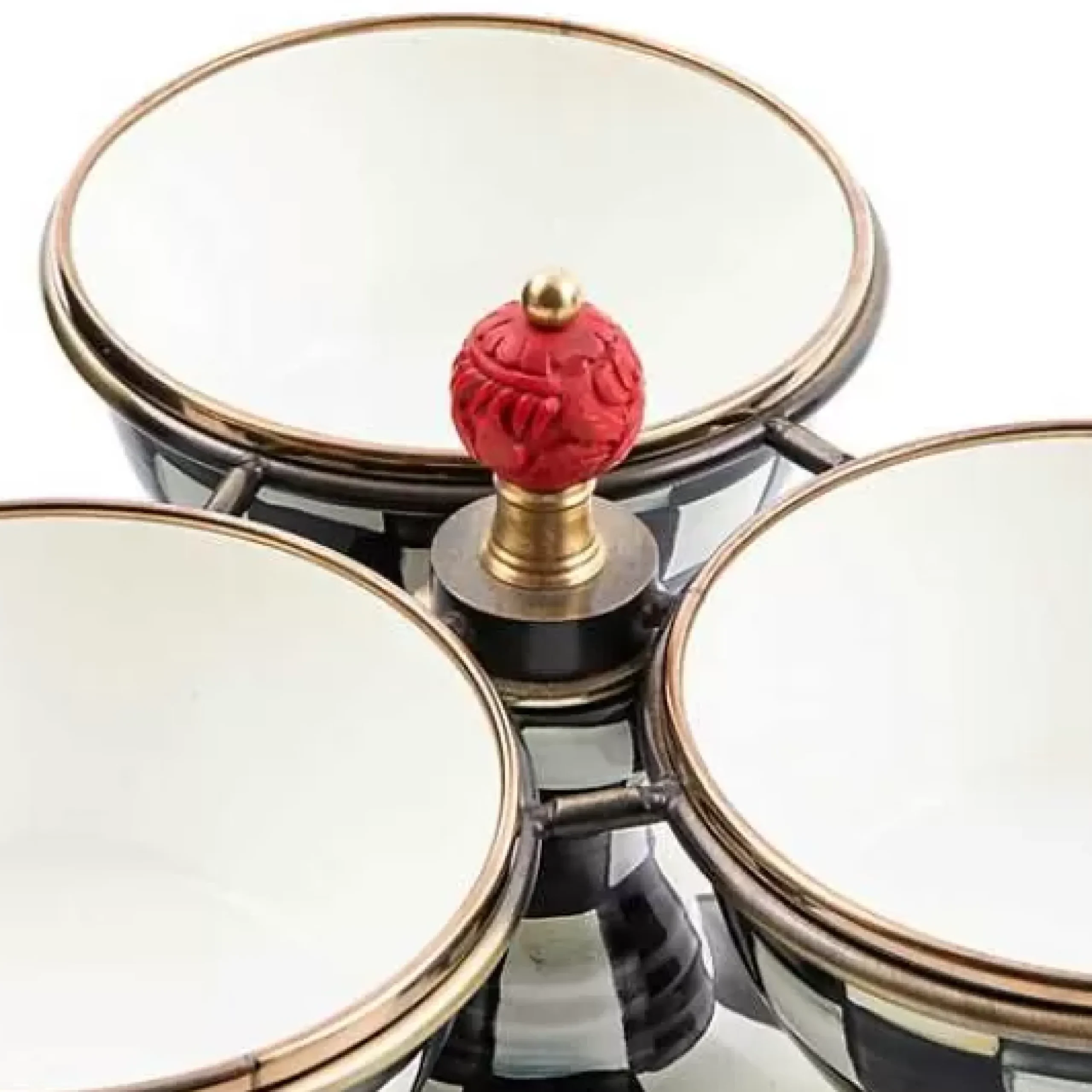 MacKenzie-Childs Courtly Check Triplicity< Bar Entertaining|Serveware