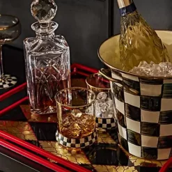 MacKenzie-Childs Courtly Check Wine Cooler< Fall Entertaining|Drinkware
