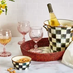 MacKenzie-Childs Courtly Check Wine Cooler< Fall Entertaining|Drinkware