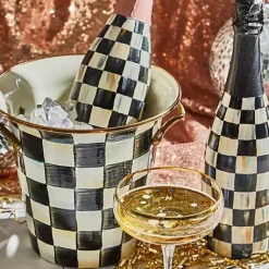 MacKenzie-Childs Courtly Check Wine Cooler< Fall Entertaining|Drinkware