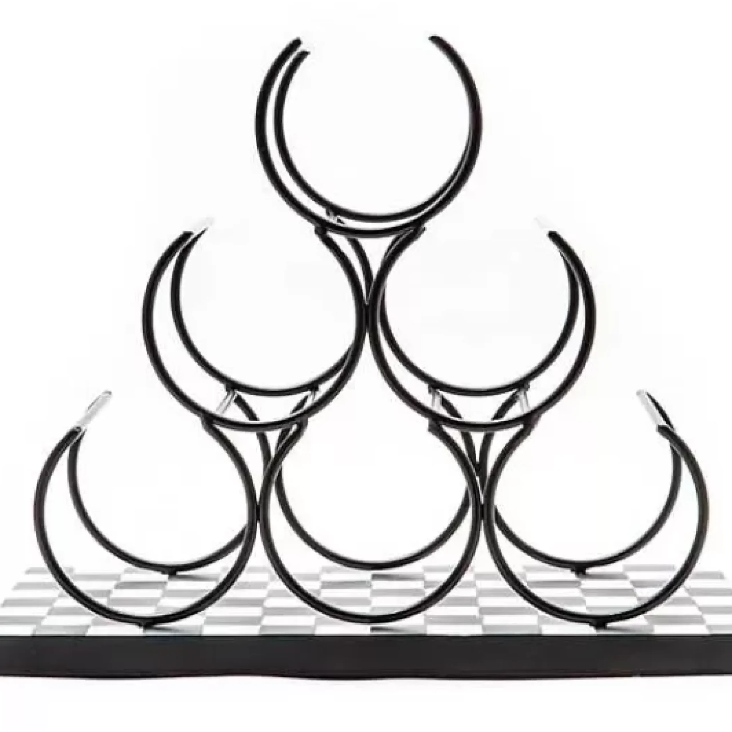 MacKenzie-Childs Courtly Check Wine Rack< Fall Entertaining|Kitchen Storage & Organization
