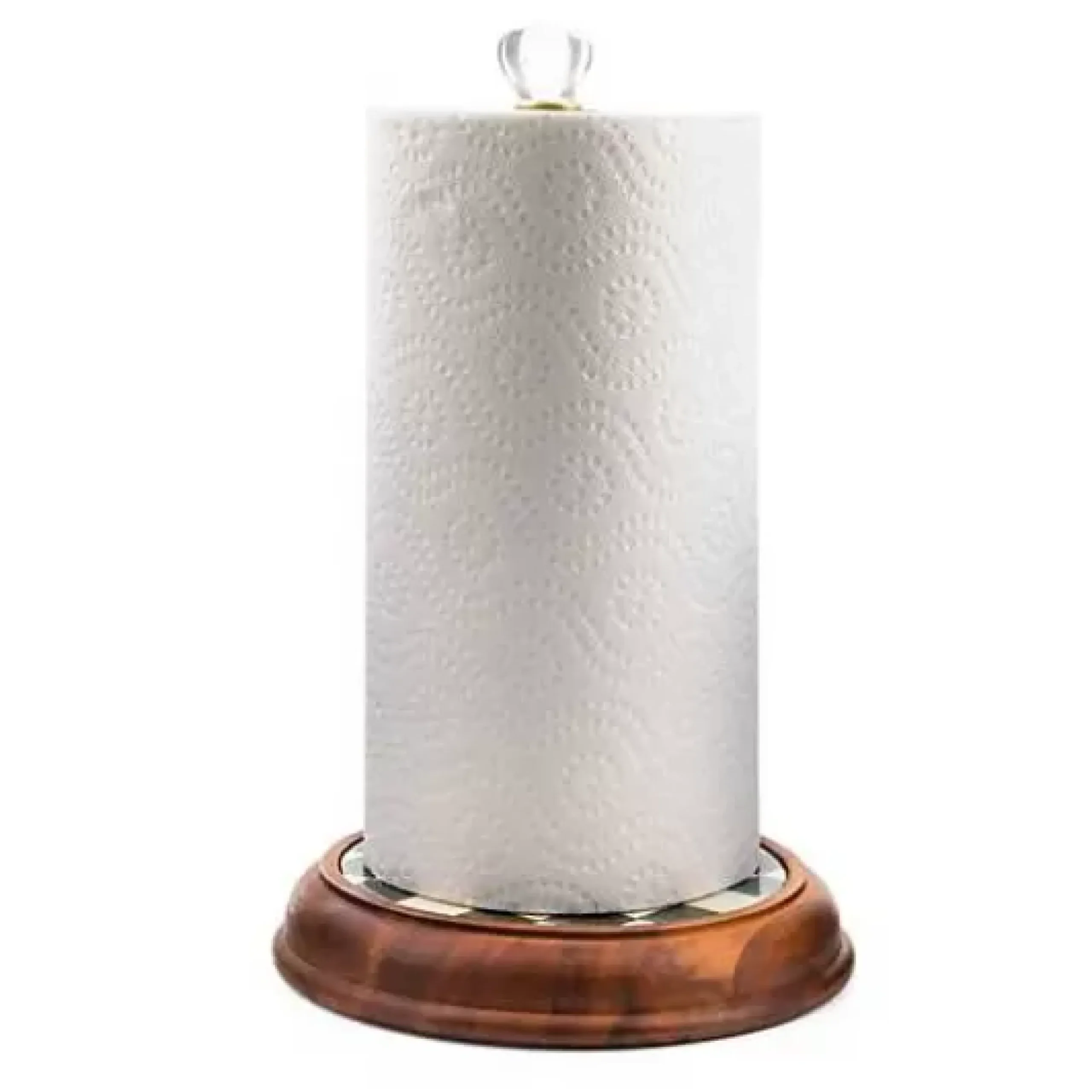 MacKenzie-Childs Courtly Check Wood Paper Towel Holder< Kitchen Storage & Organization