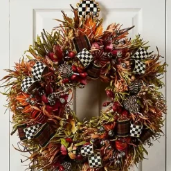 MacKenzie-Childs Courtly Check Wreath Hanger< Easter|Spring