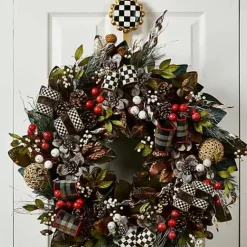 MacKenzie-Childs Courtly Check Wreath Hanger< Easter|Spring