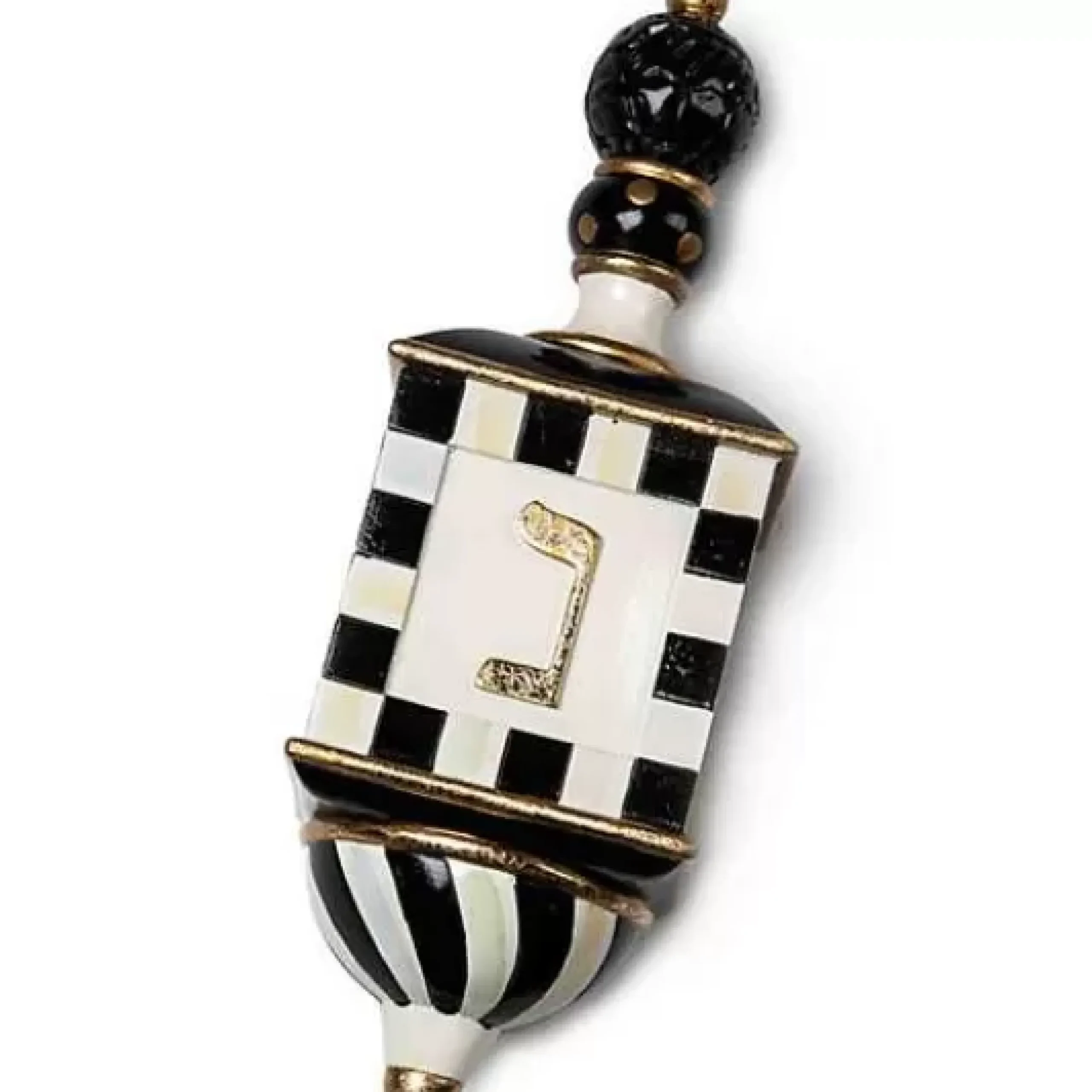 MacKenzie-Childs Courtly Classic Dreidel< Holiday|Room Accents