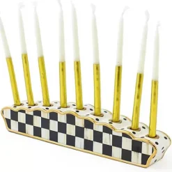 MacKenzie-Childs Courtly Classic Menorah< Holiday|Room Accents