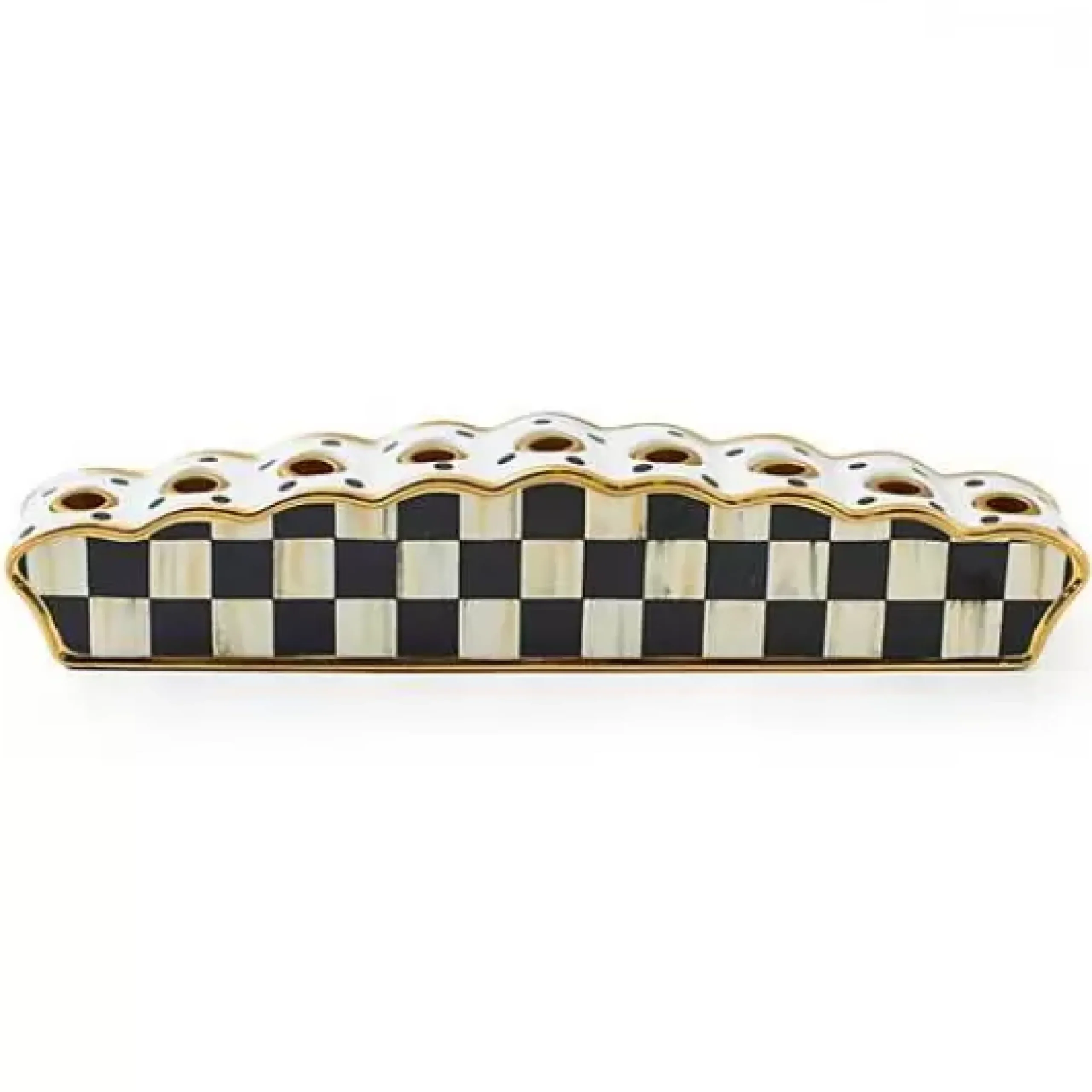 MacKenzie-Childs Courtly Classic Menorah< Holiday|Room Accents