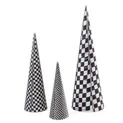 MacKenzie-Childs Courtly Cone Trees, Set of 3< Holiday|Decor Sets