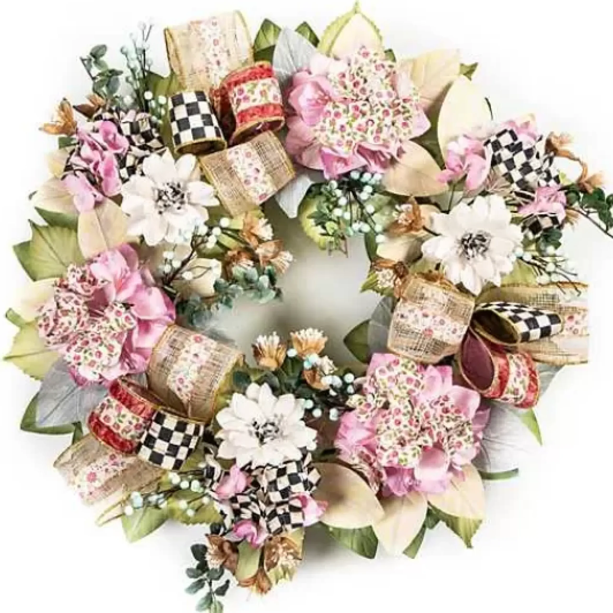 MacKenzie-Childs Courtly Cottage Wreath< Spring|Greenery & Florals