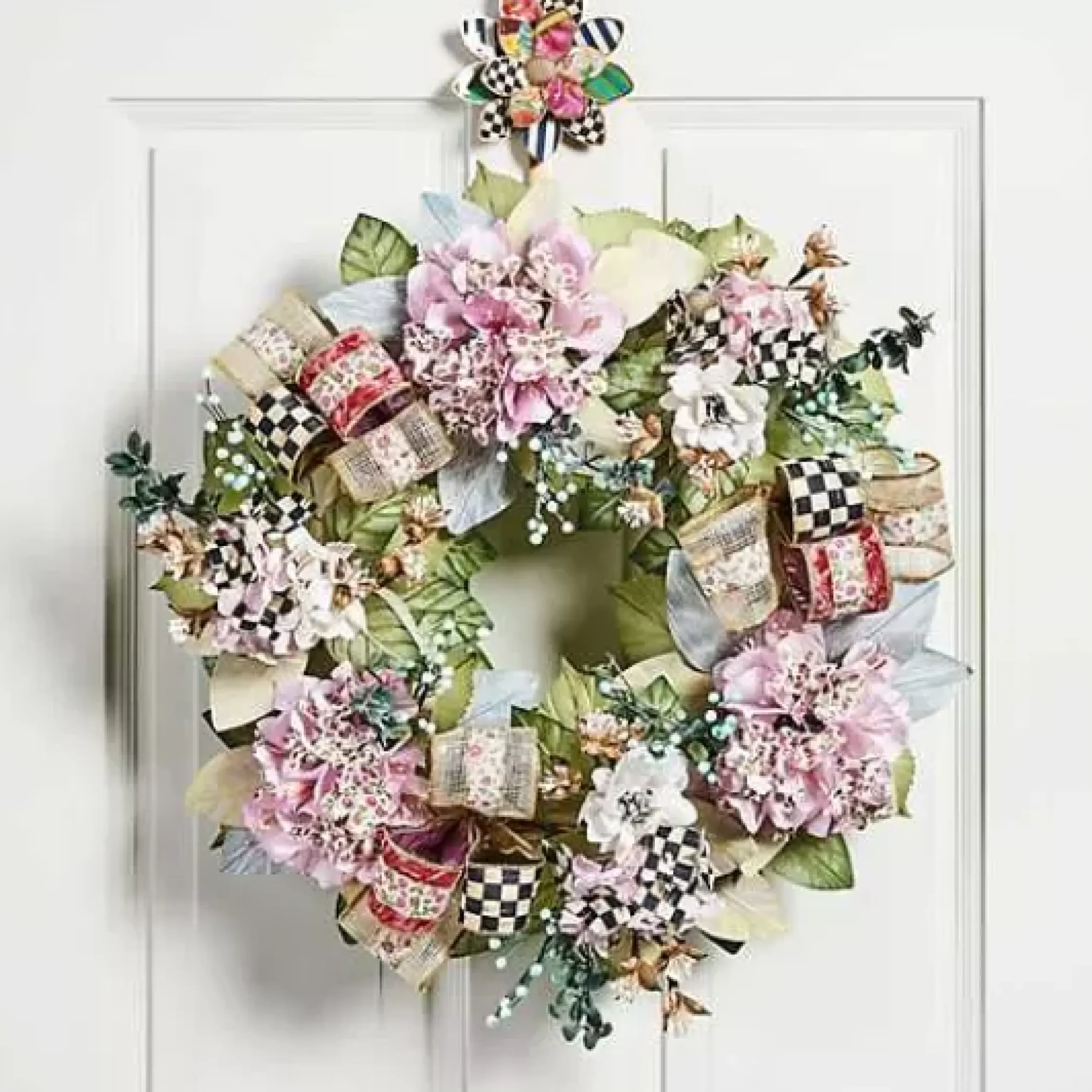 MacKenzie-Childs Courtly Cottage Wreath< Spring|Greenery & Florals
