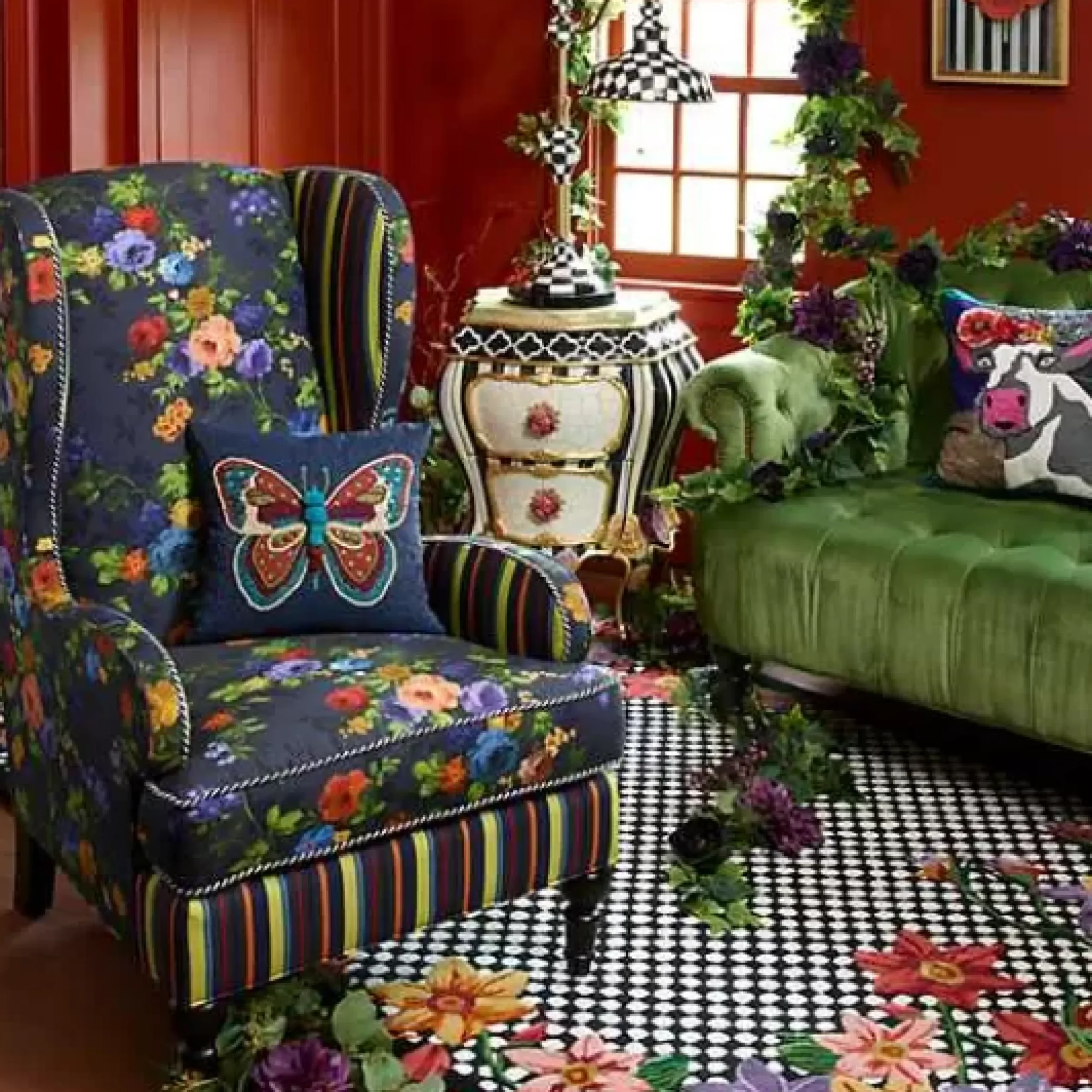 MacKenzie-Childs Courtly Farmhouse Writer's Lamp< Room Accents|Lighting