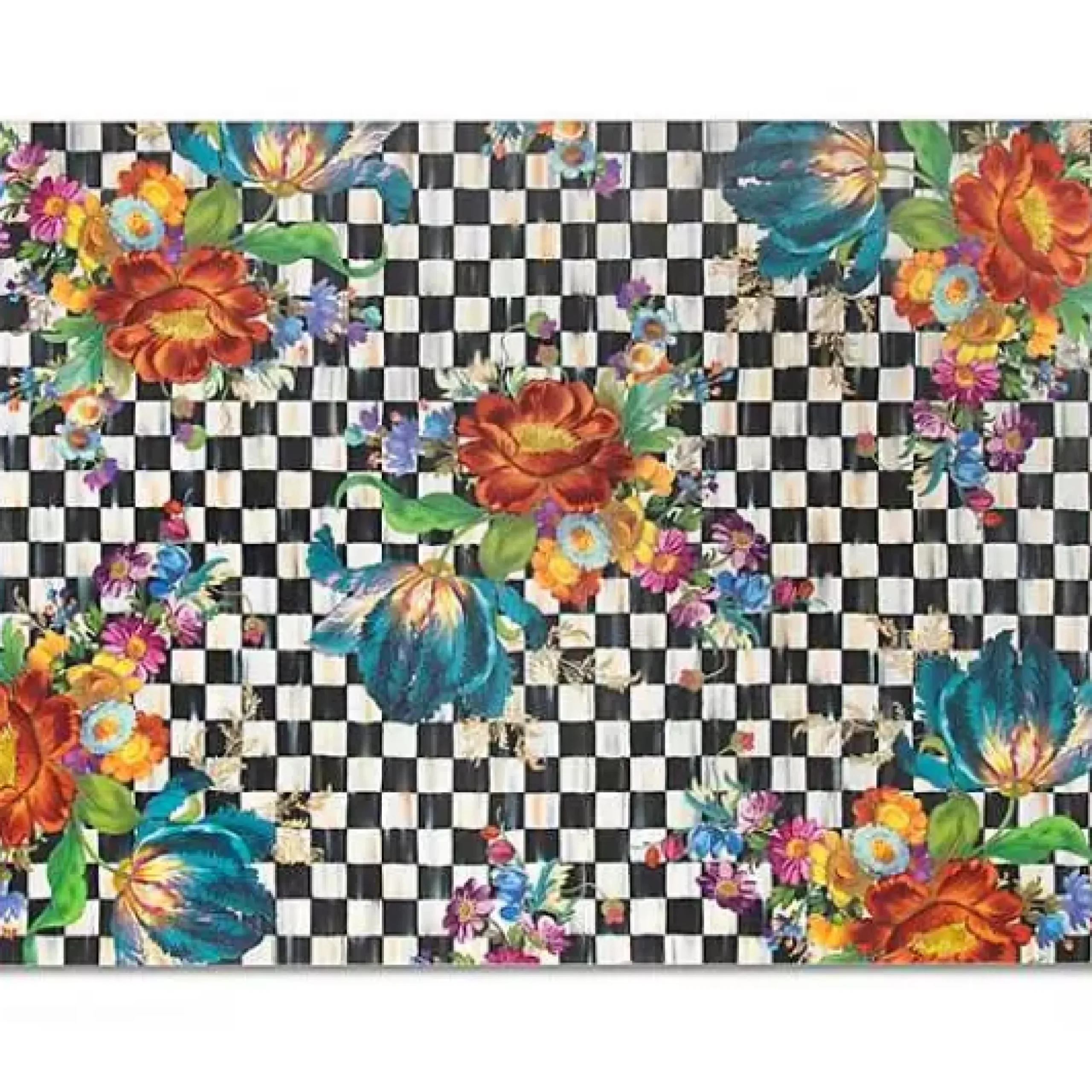 MacKenzie-Childs Courtly Flower Market Cork Back Placemats, Set of 4< Table Accessories|Kitchen & Table Linens