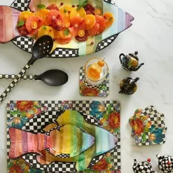 MacKenzie-Childs Courtly Flower Market Cork Back Placemats, Set of 4< Table Accessories|Kitchen & Table Linens