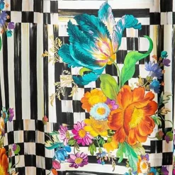 MacKenzie-Childs Courtly Flower Market Shower Curtain< Bath & Bath Accessories