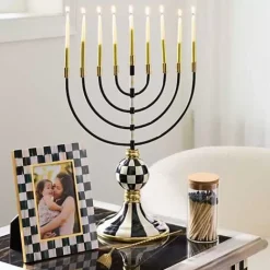 MacKenzie-Childs Courtly Menorah< Holiday|Room Accents