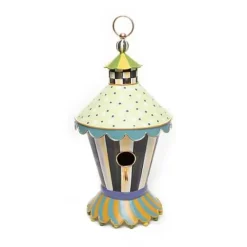 MacKenzie-Childs Courtly Stripe Birdhouse< Spring|Outdoor