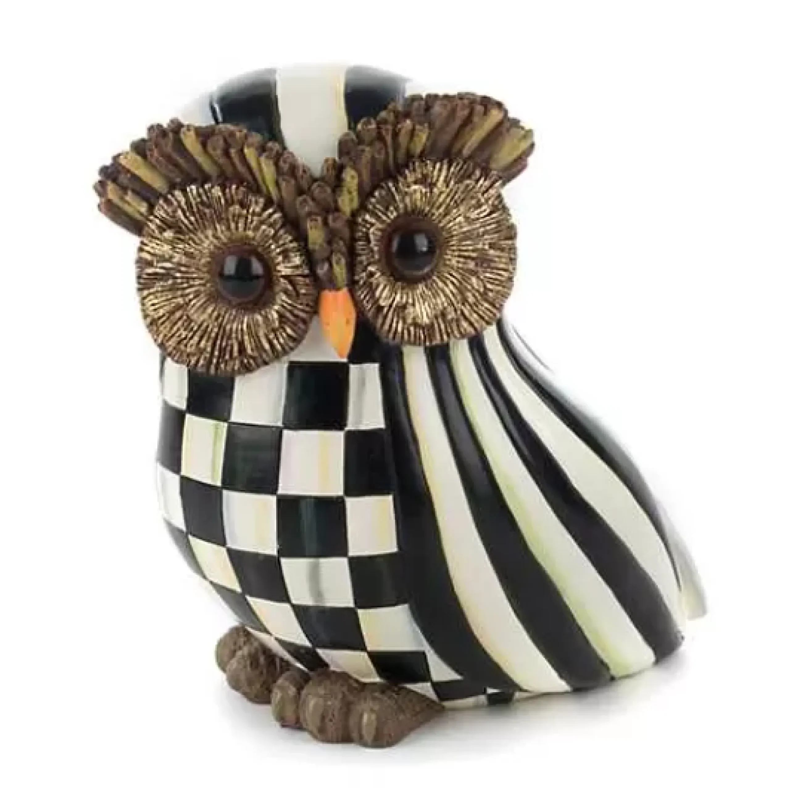 MacKenzie-Childs Courtly Stripe Owl< The Halloween Shop|The Fall Shop