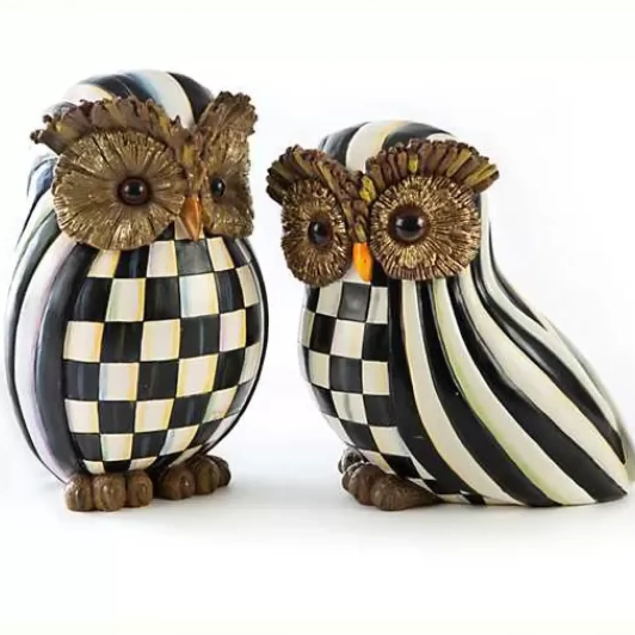 MacKenzie-Childs Courtly Stripe Owl< The Halloween Shop|The Fall Shop