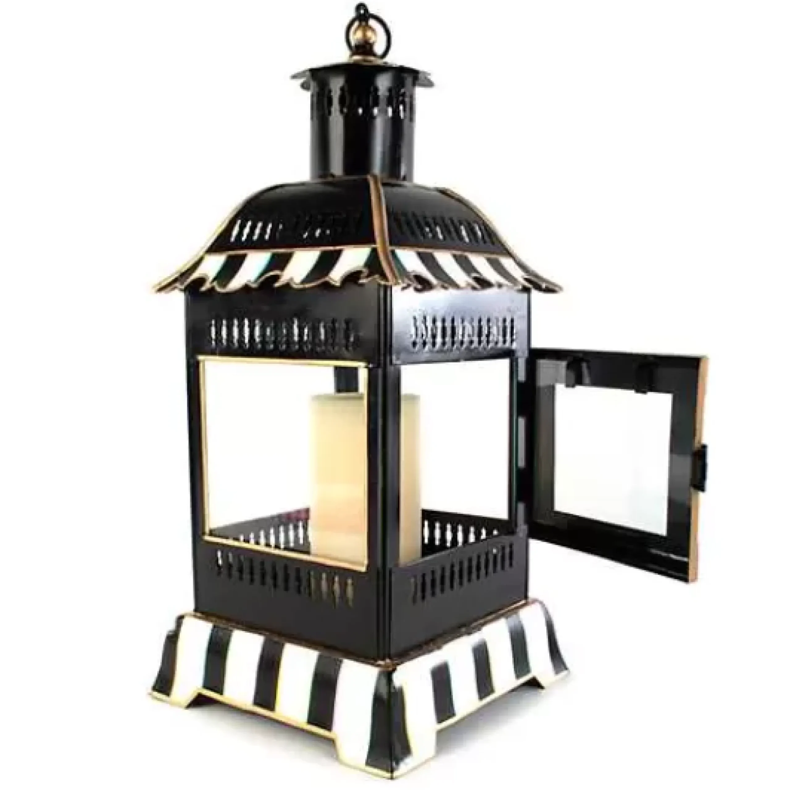 MacKenzie-Childs Courtly Stripe Small Candle Lantern< Spring|The Fall Shop
