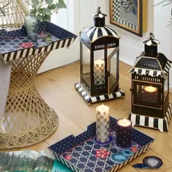 MacKenzie-Childs Courtly Stripe Small Candle Lantern< Spring|The Fall Shop