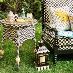 MacKenzie-Childs Courtly Stripe Small Candle Lantern< Spring|The Fall Shop