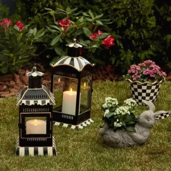 MacKenzie-Childs Courtly Stripe Small Candle Lantern< Spring|The Fall Shop