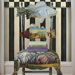 MacKenzie-Childs Courtly Stripe Wallpaper< Finishing Touches|Room Accents