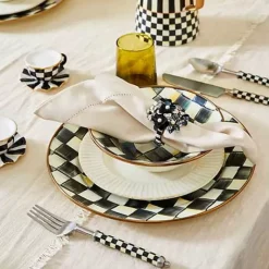 MacKenzie-Childs Courtly Teacup Salt  Pepper Set< Table Accessories|Serveware