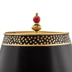 MacKenzie-Childs Courtly Zig Zag Table Lamp< Lighting