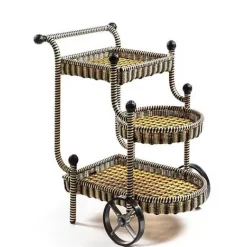 MacKenzie-Childs Courtyard Bar Cart< Outdoor|Bar Entertaining