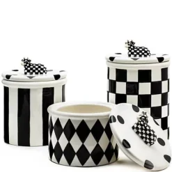 MacKenzie-Childs Cow Creamery Canisters, Set of 3< Kitchen Storage & Organization
