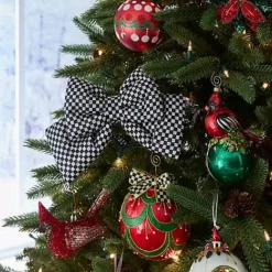 MacKenzie-Childs Cozy Cardinal On Ball Glass Ornament< Holiday