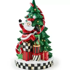 MacKenzie-Childs Cozy Christmas Morning Illuminated Tree< Room Accents