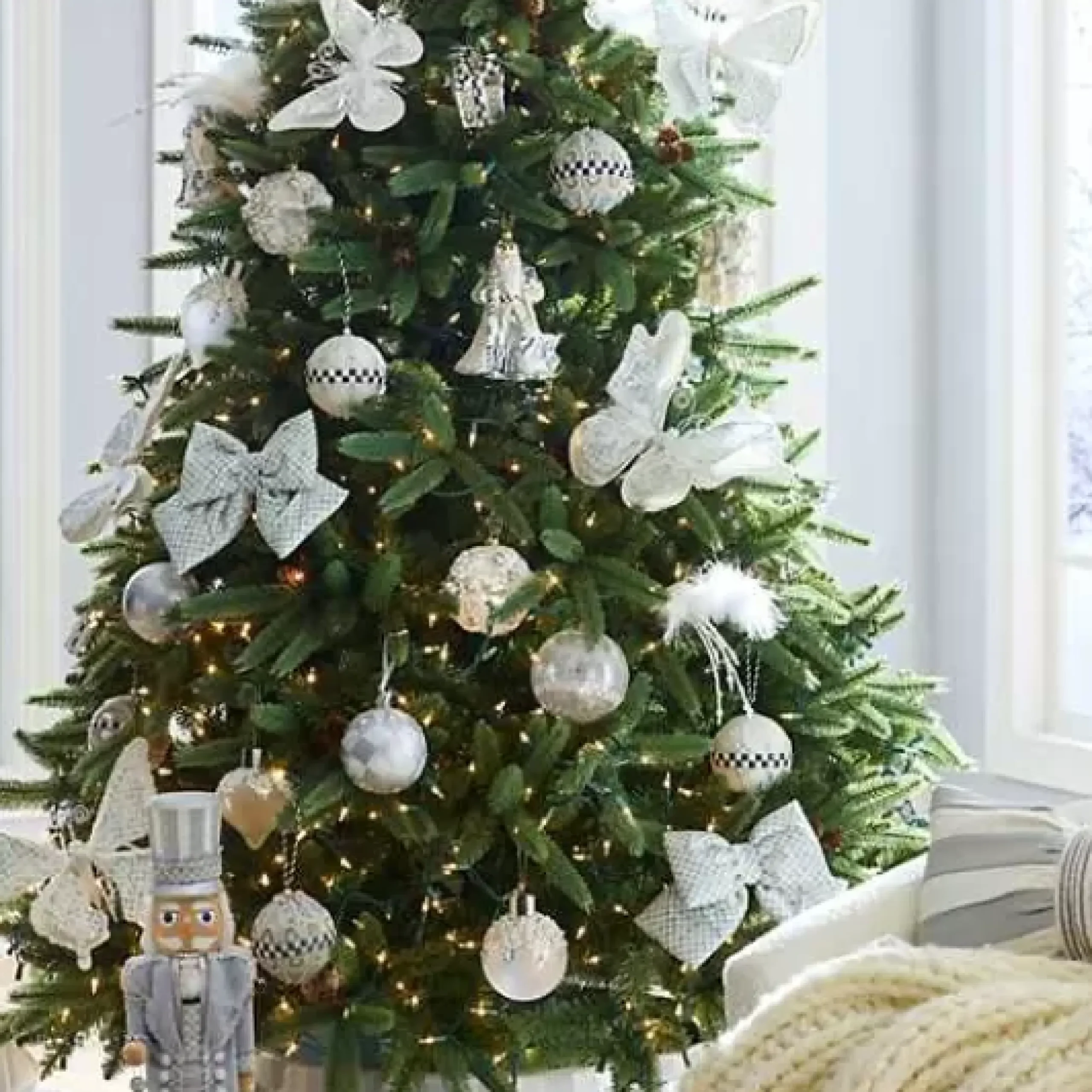 MacKenzie-Childs Crystal Palace Beaded Ball Ornaments, Set of 3< Holiday