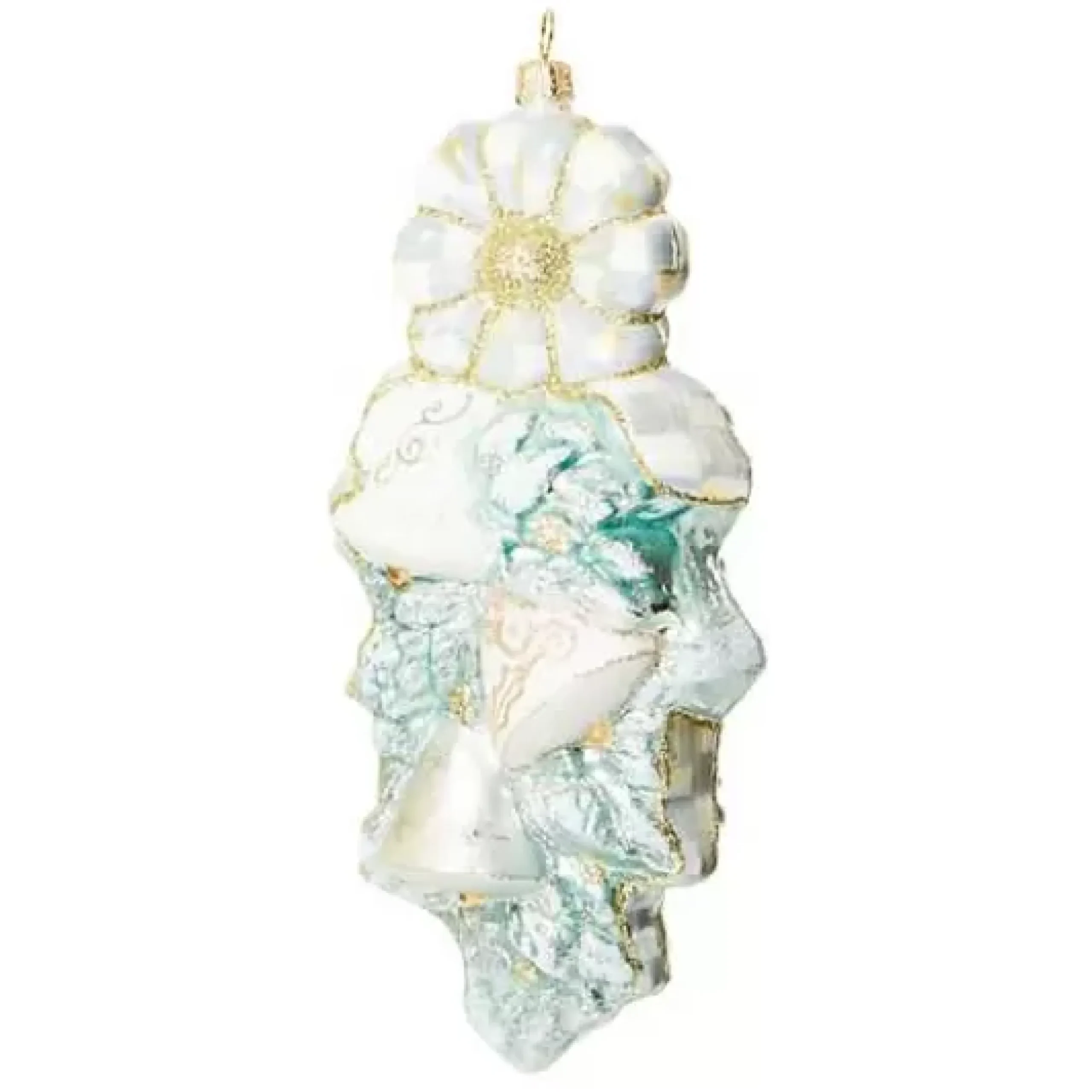 MacKenzie-Childs Crystal Palace Bell Swag Glass Ornament< Holiday