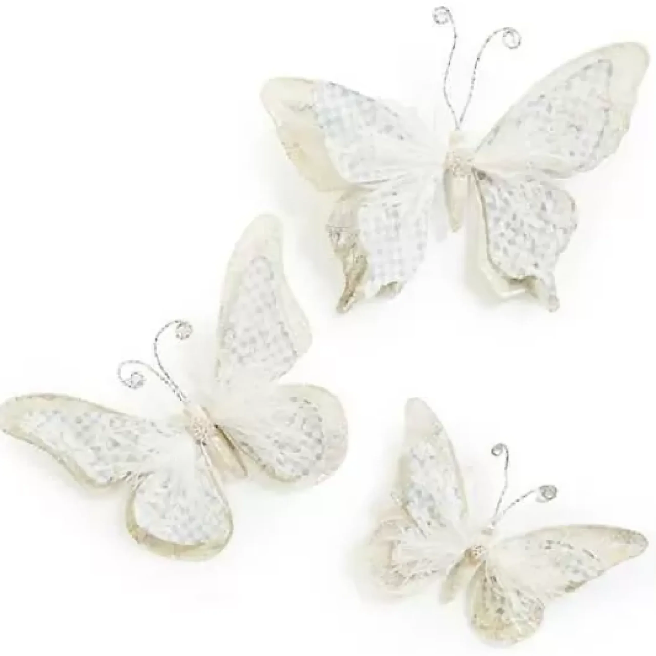 MacKenzie-Childs Crystal Palace Butterfly Clips, Set of 3< Finishing Touches