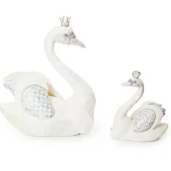 MacKenzie-Childs Crystal Palace Embellished Fabric Swan< Room Accents