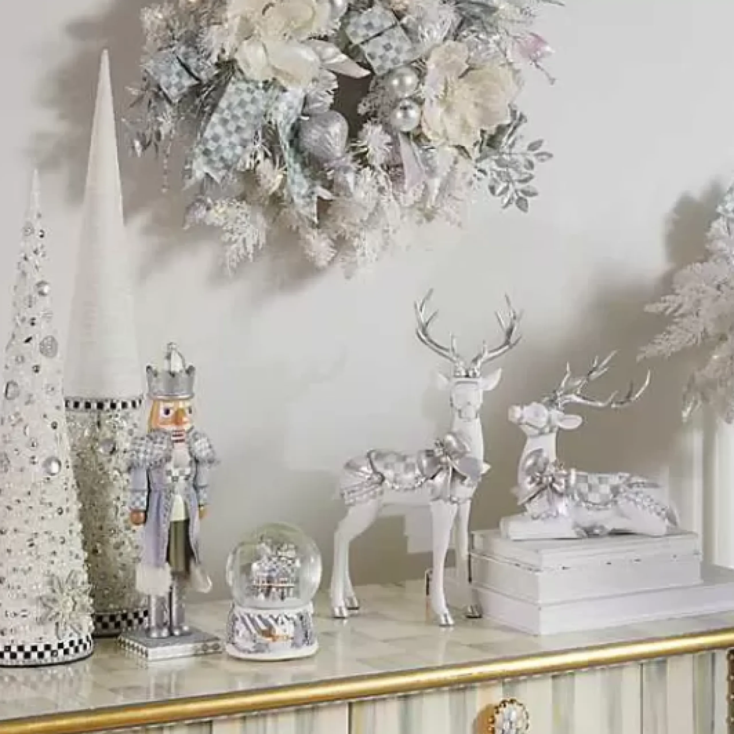 MacKenzie-Childs Crystal Palace Medium Beaded Cone Tree< Room Accents