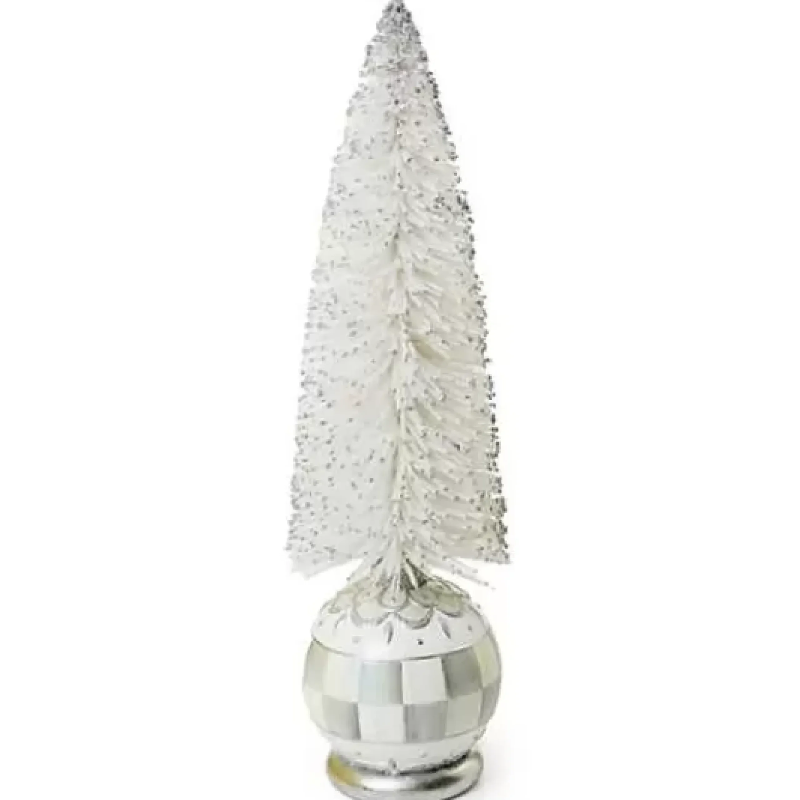 MacKenzie-Childs Crystal Palace Medium Illuminated Bottle Brush Tree< Room Accents