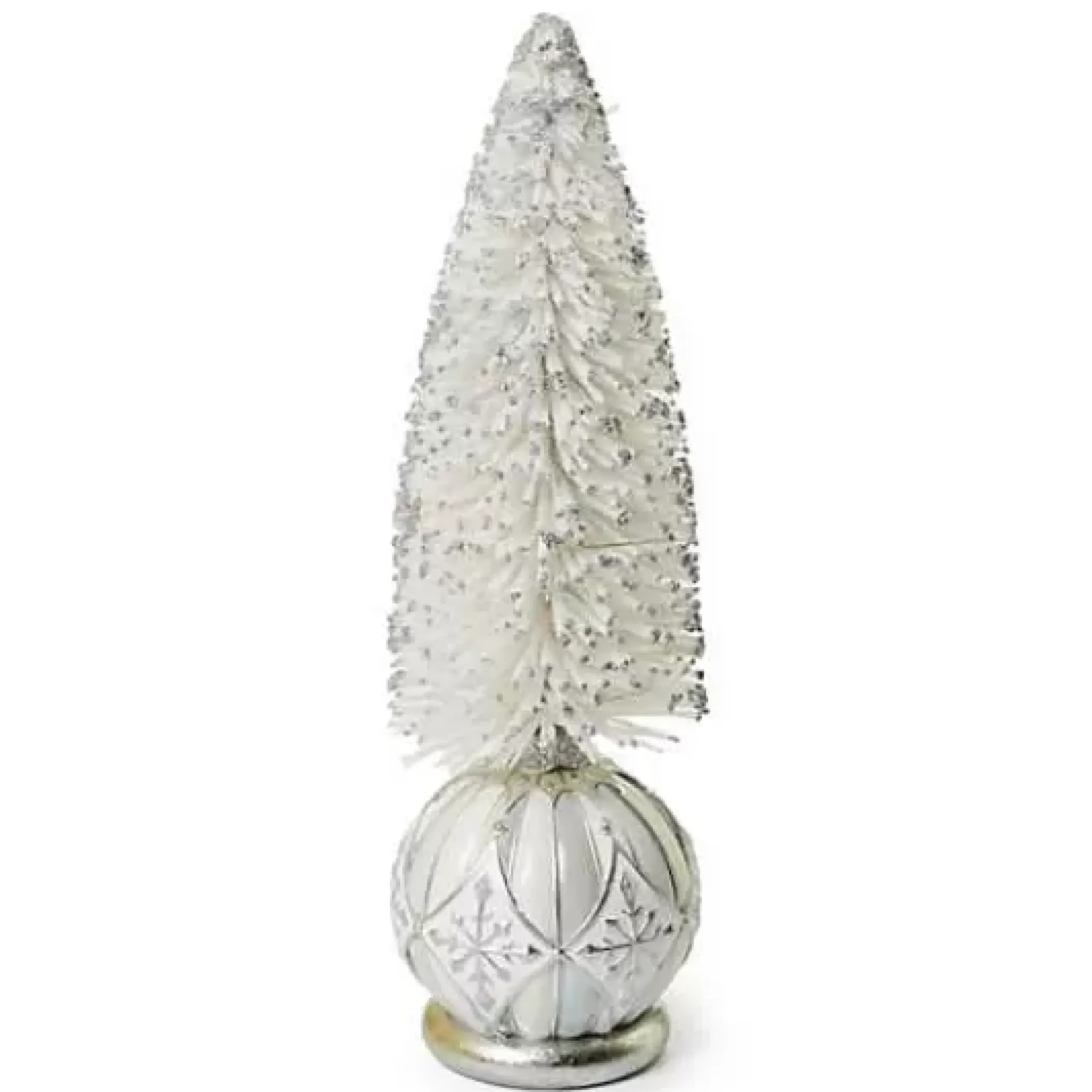 MacKenzie-Childs Crystal Palace Small Illuminated Bottle Brush Tree< Room Accents