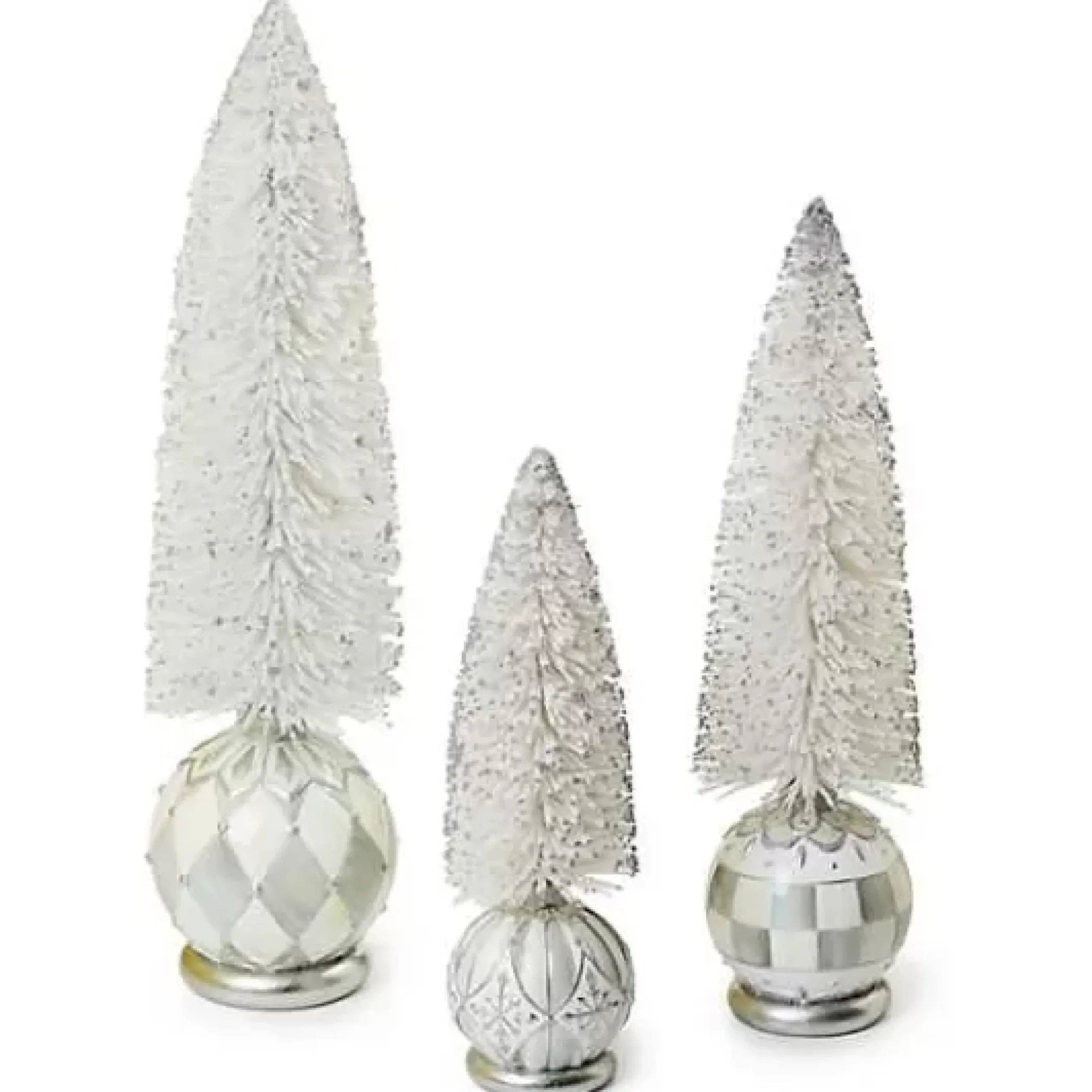 MacKenzie-Childs Crystal Palace Small Illuminated Bottle Brush Tree< Room Accents