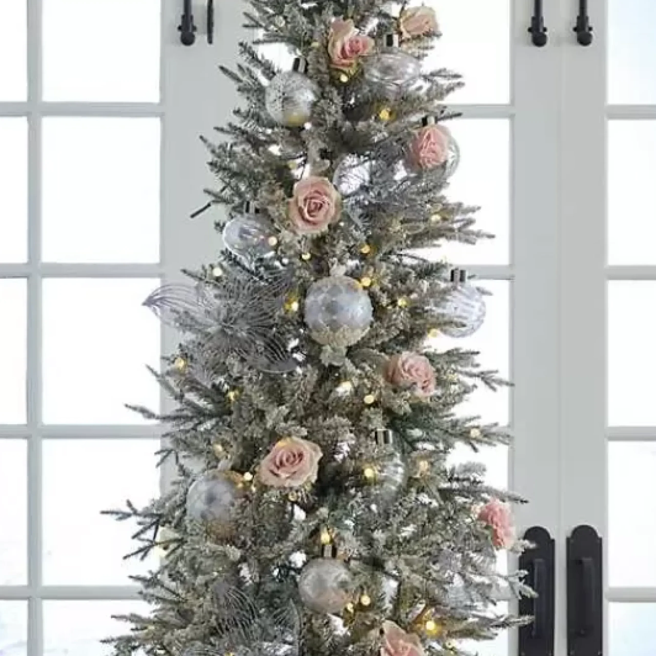 MacKenzie-Childs Crystal Palace Swan Jumbo Glass Ball Ornament< Holiday