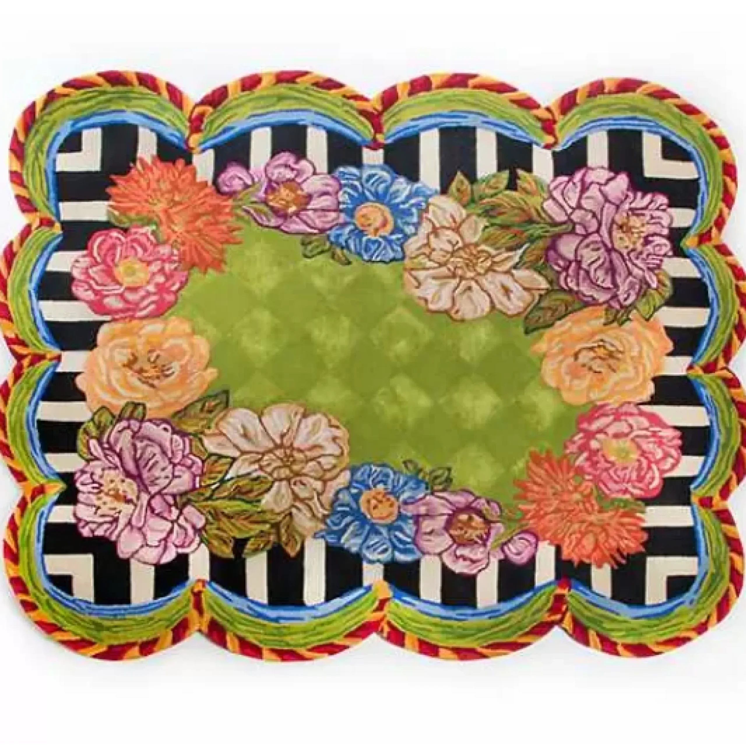 MacKenzie-Childs Cutting Garden 6'5 x 8' Rug< Rugs