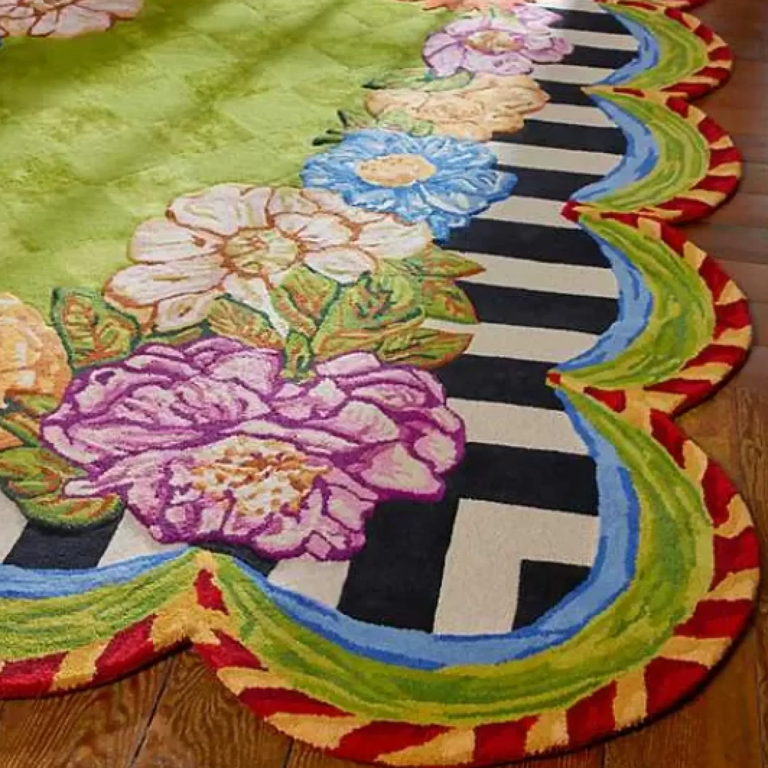 MacKenzie-Childs Cutting Garden 6'5 x 8' Rug< Rugs