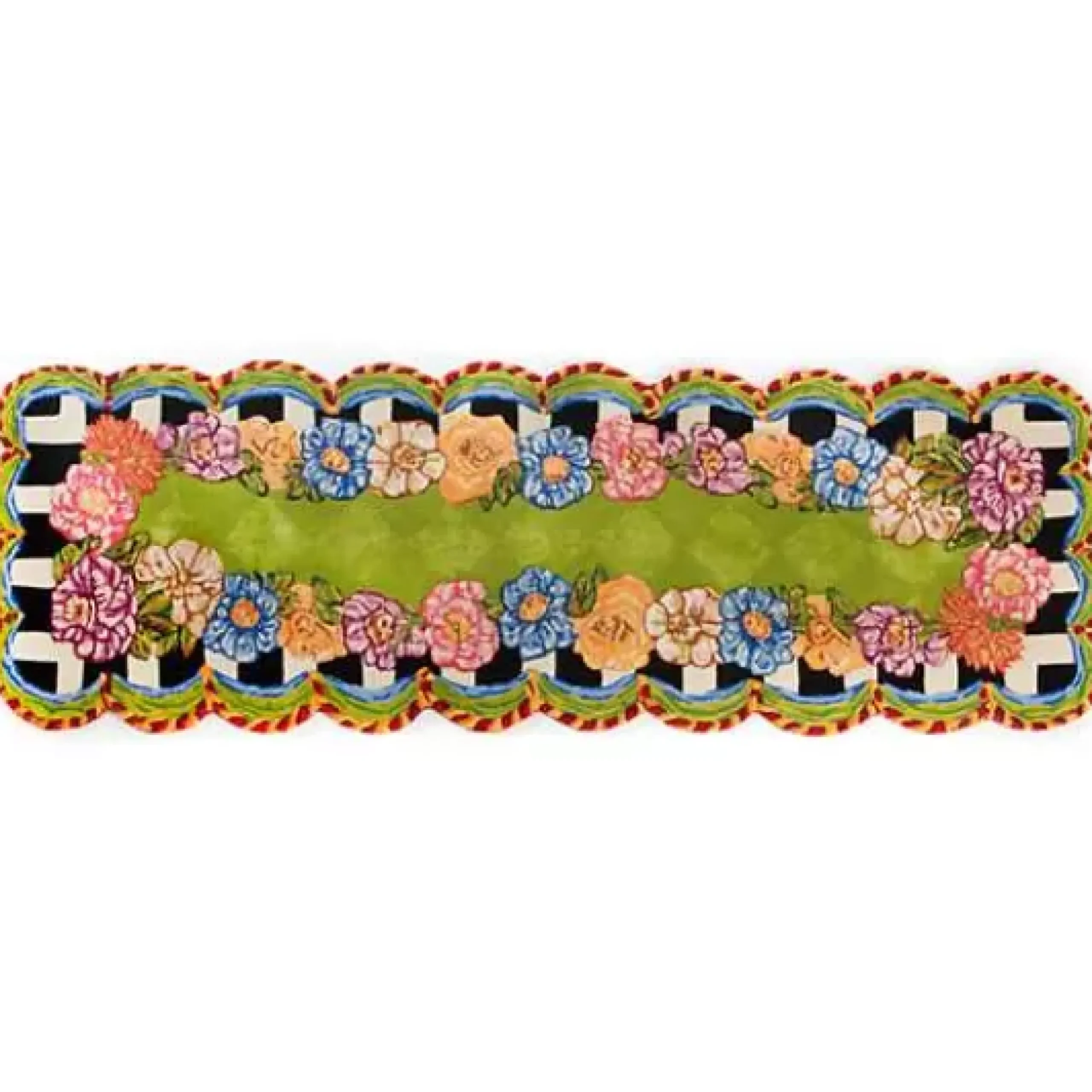 MacKenzie-Childs Cutting Garden 2'8 x 8' Runner< Rugs